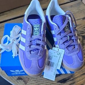 Adidas Gazelle Purple Sneakers